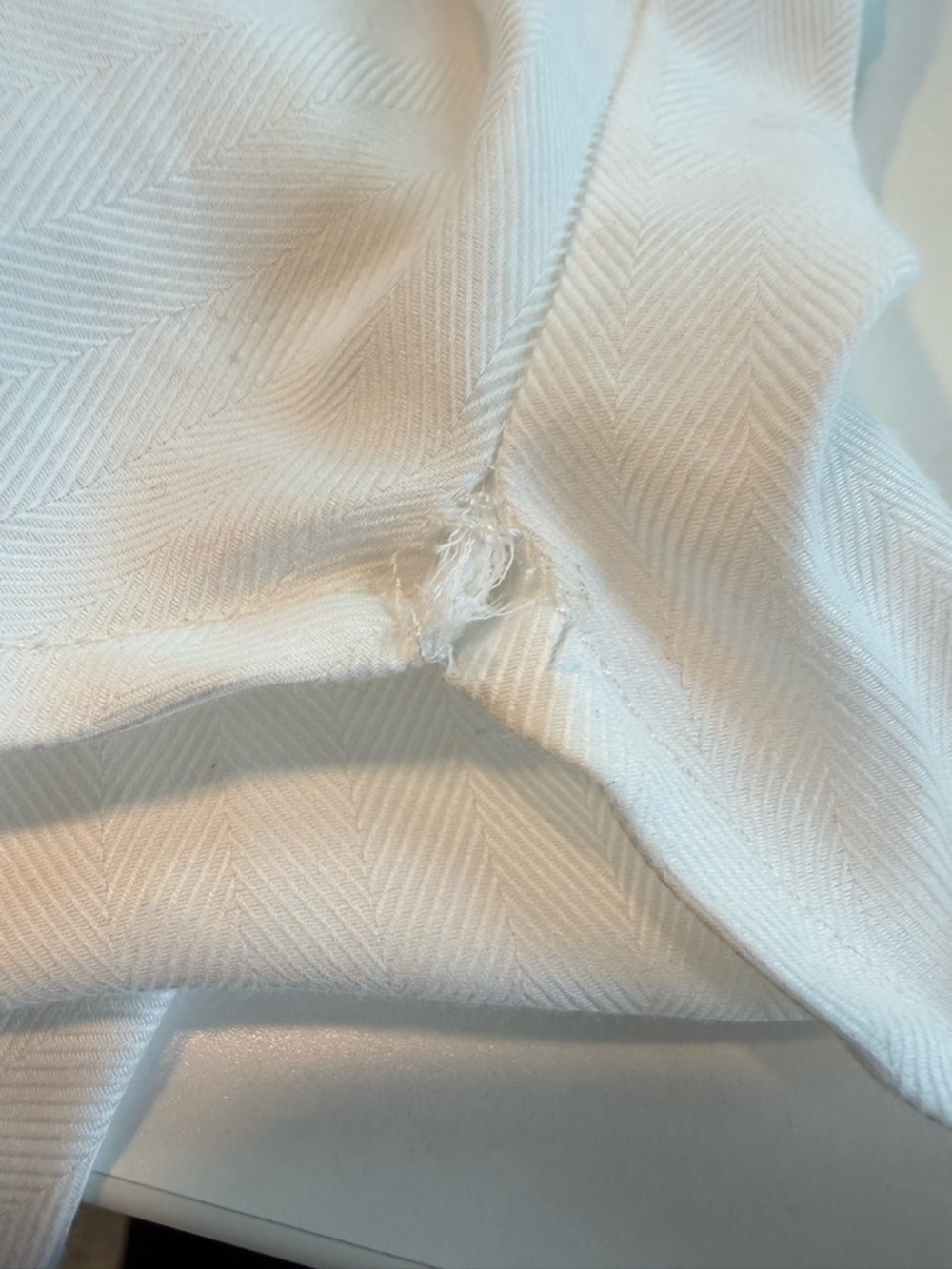Acler Ivory Ruffle Blouse Cotton V Neck Long Sleeve Size 6 - Picture 8 of 9